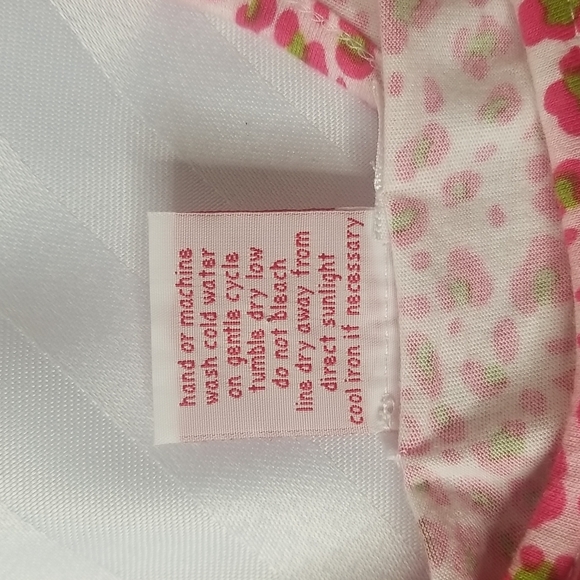 BABY NAY LAYERED DRESS SIZE 18 MONTHS PINK FLORAL -COTTON - Picture 6 of 8